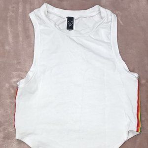 Windsor rainbow halter tank top